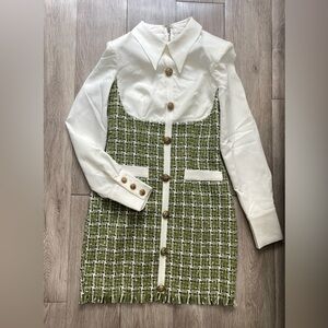 MM tweed dress S